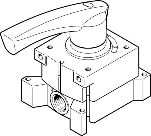 Festo 4/3 Vanne À Levier Pressurisé G1/4 1150l/min - 3515108, Doe-het-zelf en Bouw, Gereedschap | Overige machines, Verzenden