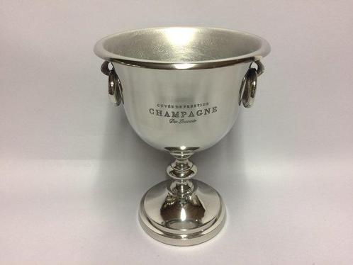 Refroidisseur à vin - Aluminium plaqué nickel - sur pied, Antiek en Kunst, Antiek | Meubels | Tafels