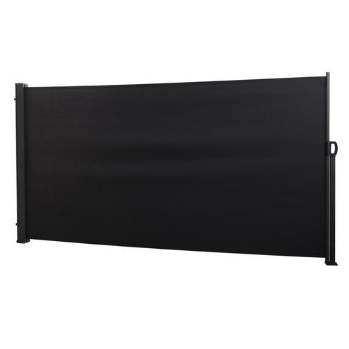 Uittrekbaar windscherm - Zwart - 160 x 300 cm, Caravans en Kamperen, Windschermen, Nieuw, Verzenden
