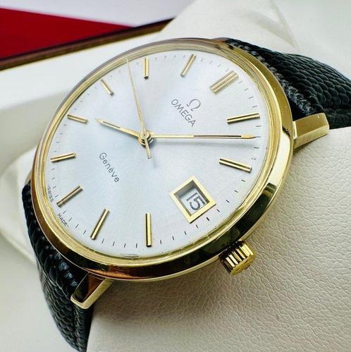 Omega - Geneve - 14k Gold - cal. 1030 - ref. 132.9051 -, Handtassen en Accessoires, Horloges | Heren