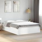 vidaXL Bedframe bewerkt hout wit 140x200 cm, Huis en Inrichting, Slaapkamer | Bedden, Verzenden, Nieuw