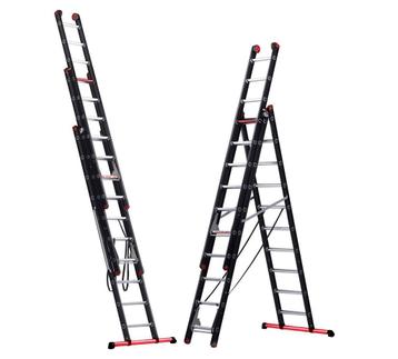 Altrex Mounter 3×10 sporten 3-delige reformladder, Doe-het-zelf en Bouw, Nieuw, Ophalen of Verzenden, Ladder, Opvouwbaar of Inschuifbaar