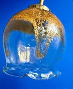 Plafondlamp - Messing, Mondgeblazen glas