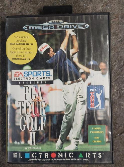 PGA Tour golf II zonder boekje (Sega Mega Drive tweedehands, Games en Spelcomputers, Spelcomputers | Sega, Ophalen of Verzenden