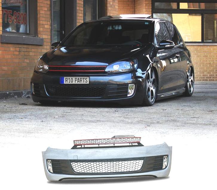 PARE CHOCS FRONTAL VOLKSWAGEN VW GOLF 6 08- LOOK GTI, Auto-onderdelen, Carrosserie, Verzenden
