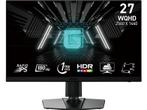 Msi - WQHD Gaming monitor - 27 inch - Zwart, Computers en Software, Msi, IPS, Verzenden, In hoogte verstelbaar
