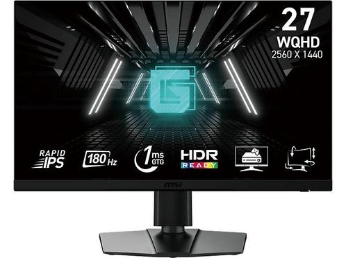 Msi - WQHD Gaming monitor - 27 inch - Zwart, Computers en Software, Monitoren, IPS, In hoogte verstelbaar, 1 tot 2 ms, Nieuw, Verzenden
