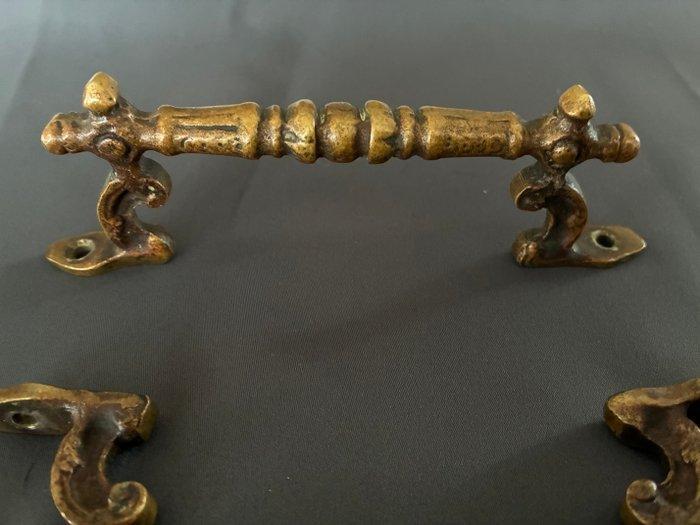 Antiek Deurbeslag (4) - Circa 1900 - Antieke handgrepen, Antiek en Kunst, Antiek | Overige Antiek