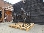 Beeld, XL Set Horses - 109 cm - Brons - 2025, Antiek en Kunst
