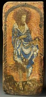 Italian School (XVIII-XIX) - A draped saint figure - NO