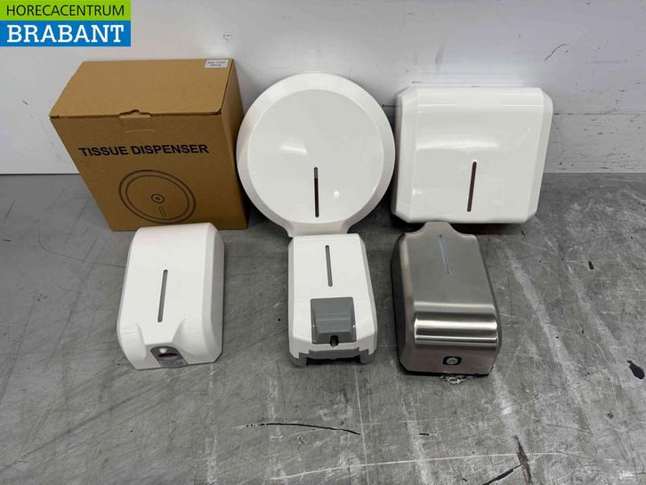 Diverse sanitaire artikelen, 3 zeepdispensers en 3, Zakelijke goederen, Horeca | Meubilair en Inrichting, Ophalen of Verzenden