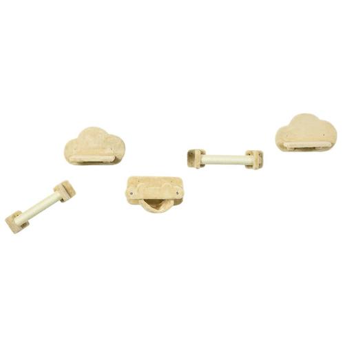 TRUUSK Katten Klimmuur Set - 5-delig - Trap in Wolkvorm - 2, Dieren en Toebehoren, Katten-accessoires, Verzenden