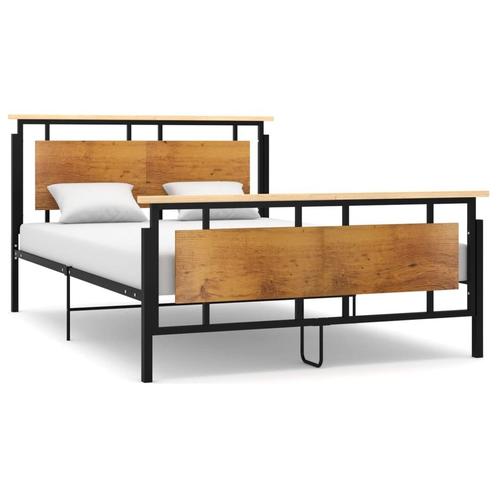 vidaXL Bedframe metaal 140x200 cm, Huis en Inrichting, Slaapkamer | Bedden, Nieuw, Verzenden
