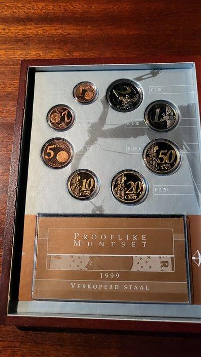 Nederland. Proof Set 1999/2002 (4 sets) (Zonder, Timbres & Monnaies, Monnaies | Europe | Monnaies non-euro
