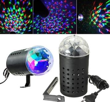 Disco lamp projector verlichting discolamp discobol LED 3W, Verzenden