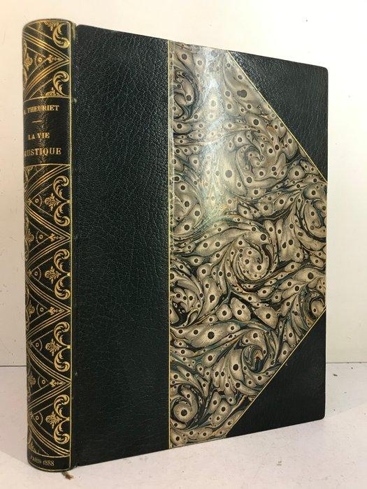 Léon Lhermitte / André Theuriet - La vie rustique., Antiek en Kunst, Antiek | Boeken en Manuscripten