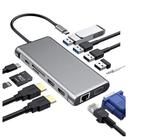 DrPhone MD4 - 12 in 1 Multipoort Hub Adapter - 3 Schermen +, Computers en Software, Overige Computers en Software, Nieuw, Verzenden