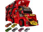 Veiling - Truckset met 6 autos, Kinderen en Baby's, Speelgoed |Speelgoedvoertuigen, Nieuw