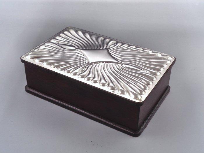 PG-MIANI Argenteria - Boîte à bijoux - Argent 925 - 11x17, Antiek en Kunst, Antiek | Zilver en Goud