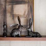 Sculpture, Hare Sculpture - Bronze Interior statue of a, Antiquités & Art