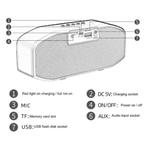 Draadloze Luidspreker - FM Radio Wekker Bluetooth 5.0, Audio, Tv en Foto, Luidsprekerboxen, Verzenden, Nieuw