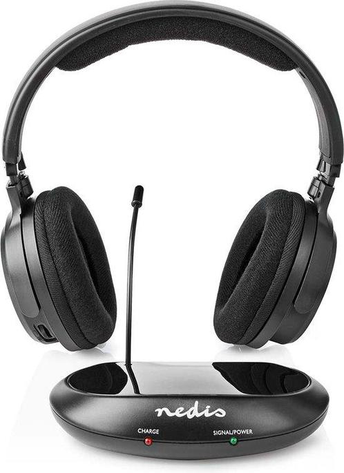 Draadloze TV-Koptelefoon Nedis - RF - On-Ear - Maximale b..., Audio, Tv en Foto, Hoofdtelefoons, Nieuw, Verzenden