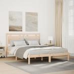vidaXL Bedframe extra lang zonder matras massief hout, Huis en Inrichting, Slaapkamer | Bedden, Verzenden, Nieuw