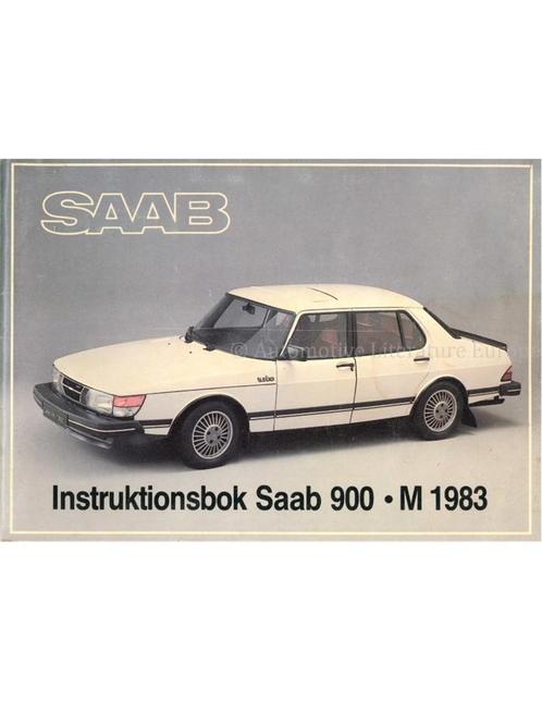1983 SAAB 900 INSTRUCTIEBOEKJE NEDERLANDS, Autos : Divers, Modes d'emploi & Notices d'utilisation, Enlèvement ou Envoi