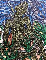 Robert Combas (1957) - L’Homme Jaune, Antiek en Kunst
