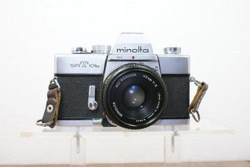 Minolta SRT 101 b + MD Rokkor 1.2/45mm + Makinon MC