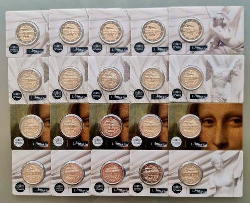 Frankrijk. 2 Euro 2025 Musée du Louvre (20 coincards), Postzegels en Munten, Munten | Europa | Euromunten