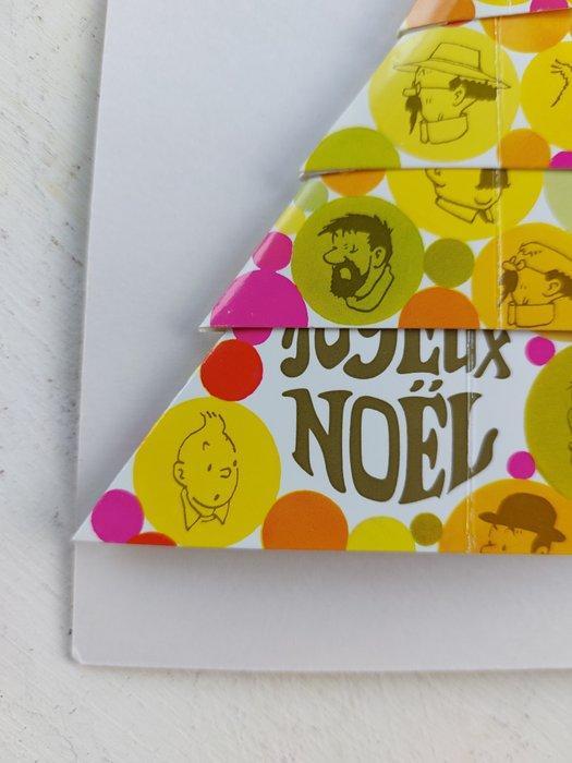 Figurine - Tintin - Carte de voeux sapin - Joyeux Noël 1970, Boeken, Stripverhalen