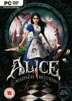 Alice: Madness Returns (PC DVD) PC, Consoles de jeu & Jeux vidéo, Verzenden