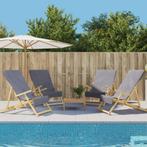 vidaXL Strandhanddoeken 4 st 400 g/m² 60x135 cm stof, Huis en Inrichting, Verzenden, Nieuw