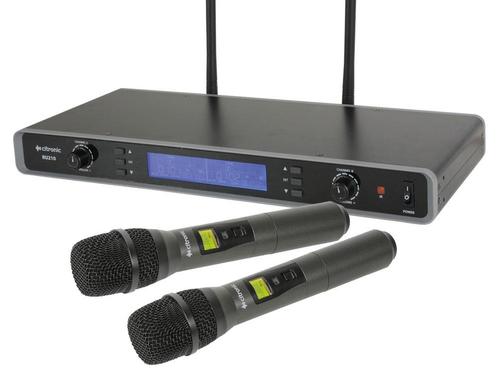 Citronic RU210-H 2 Kanaals Microfoon Systeem Multi-UHF, Musique & Instruments, Microphones