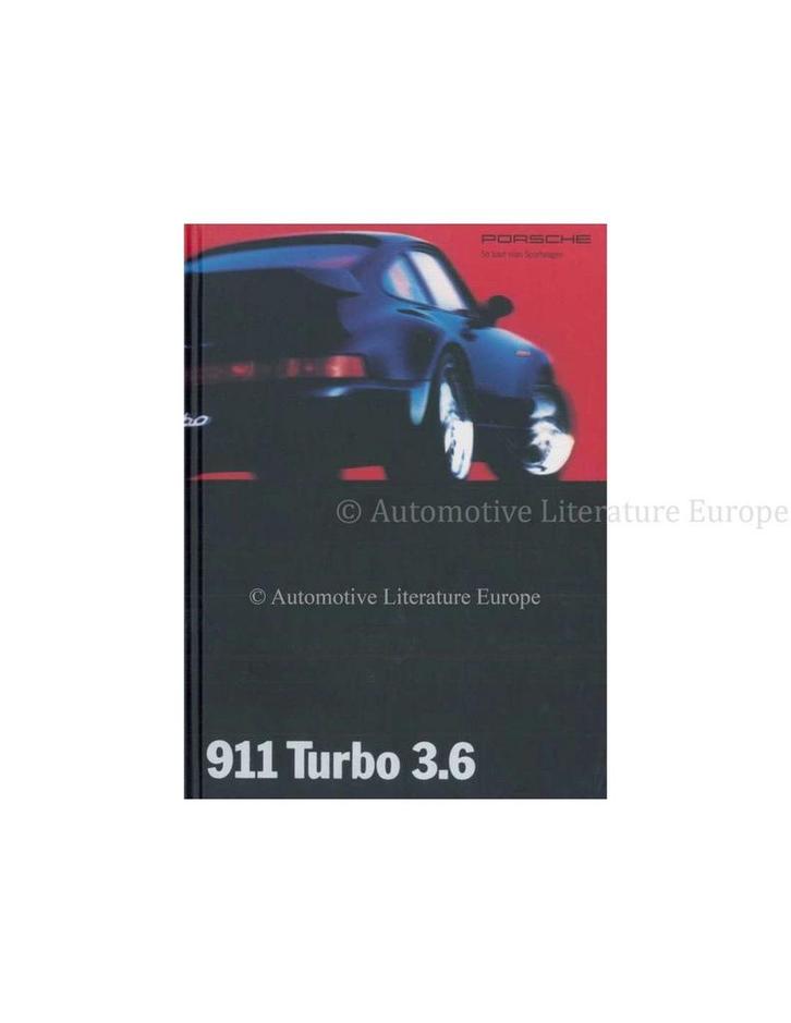 1994 PORSCHE 911 TURBO HARDCOVER BROCHURE DUITS, Boeken, Auto's | Folders en Tijdschriften, Ophalen of Verzenden