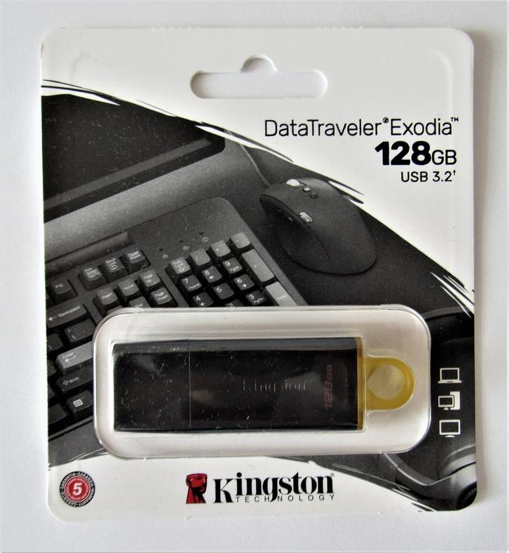 USB stick 128GB nieuw (Kingston), Computers en Software, USB Sticks, Nieuw, 128 GB, Verzenden