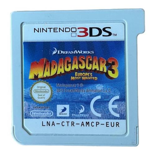 Madagascar 3 Europes Most Wanted - EUR (Losse Cassette), Games en Spelcomputers, Games | Nintendo 2DS en 3DS, Verzenden