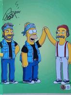 The Simpsons - Tommy Chong - Autograph, Photo with Beckett, Collections