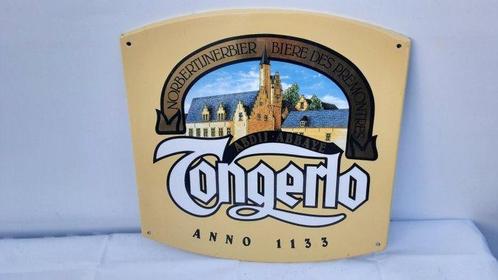 Tongerlo Belgian abbey beer - Reclamebord - Emaille, Antiek en Kunst, Antiek | Wandborden en Tegels