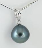 Zonder minimumprijs - Hanger - 18 karaat Witgoud Parel -