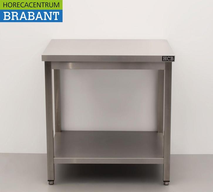 HCB RVS Werktafel Tafel Premium-line 80 x 60 x 85 cm Horeca, Zakelijke goederen, Horeca | Meubilair en Inrichting, Ophalen of Verzenden