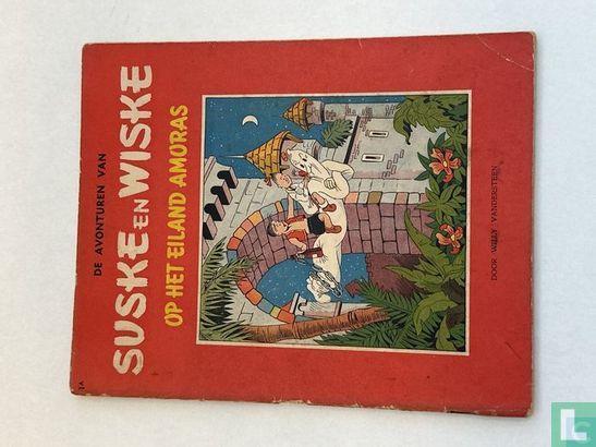 Suske en Wiske op het eiland Amoras - 1959, Boeken, Stripverhalen, Gelezen, Eén stripboek, Verzenden