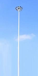 Polygonale heavy duty stalen highmast / lichtmast 30m1 met v, Verzenden