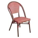 Stoel | MONZA | Aluminium Rotan/Aluminium | Red | Bruin, Verzenden, Nieuw in verpakking