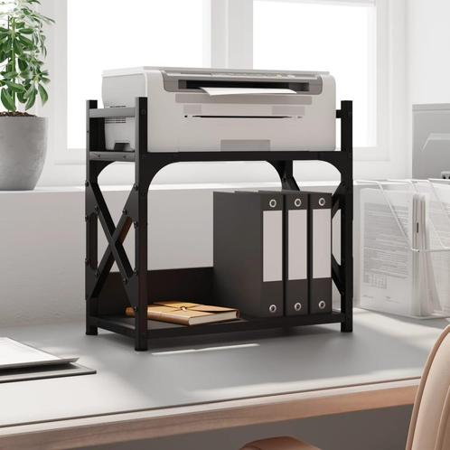 vidaXL Printerstandaard 2-laags 40x20x40 cm bewerkt hout, Computers en Software, Printers, Nieuw, Verzenden