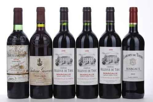 1981 Chateau Giscours, 1976 Chateau Lascombes, 2002 x 2, Verzamelen, Wijnen