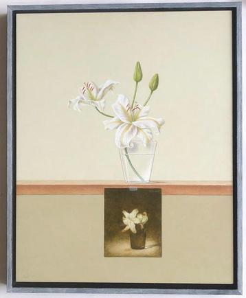 Ruud Verkerk - Hommage aan Jan Mankes, Glas met Lelies.