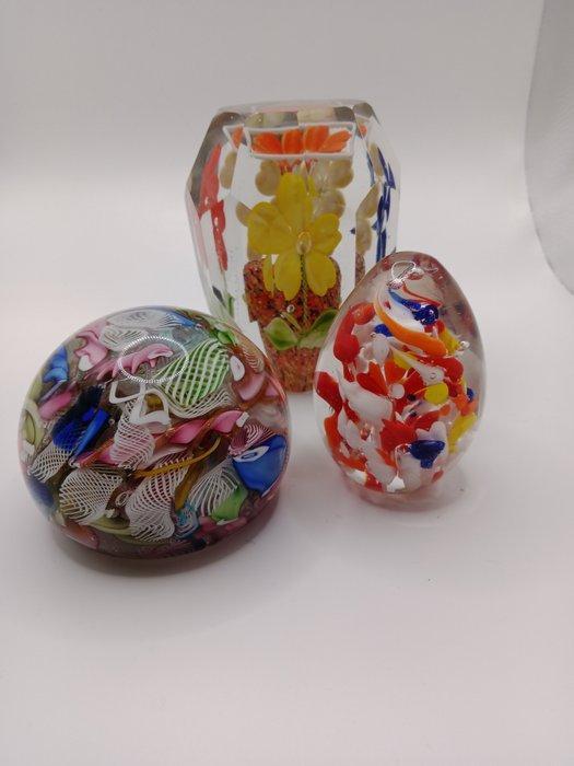 Murano - Presse-papier (3) - colección - Kristal, Antiek en Kunst, Curiosa en Brocante