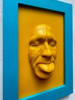Gregos (1972) - Small yellow mockery on yellow, Antiek en Kunst, Kunst | Schilderijen | Modern